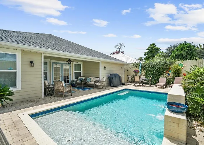 Pet Friendly Beach House - Paradise On Palm By Panhandle Getaways